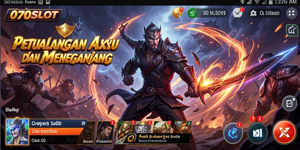 Gambaran aksi intens dalam gameplay 070SLOT.
