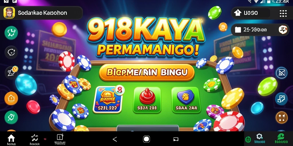 Tampilan gameplay seru dalam permainan Bingo di 918KAYA.