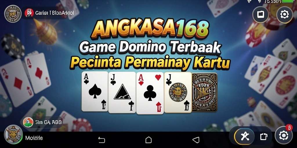 Tampilan menarik gameplay Domino di ANGKASA168.
