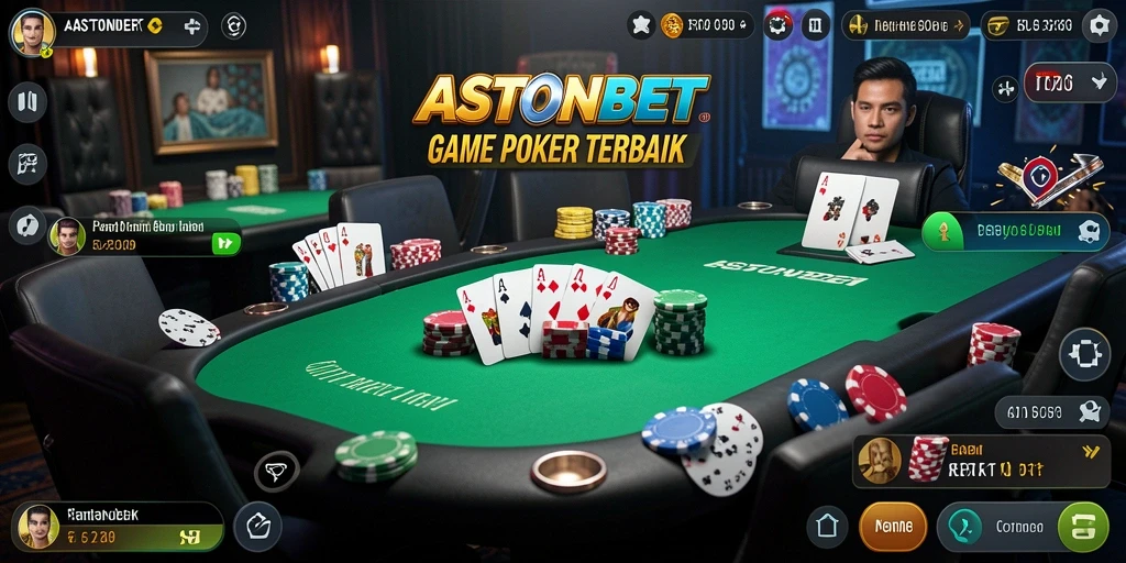 Gameplay Poker yang menegangkan di ASTONBET.