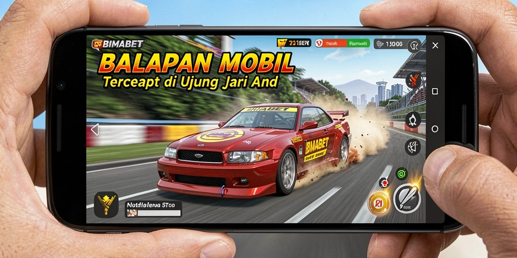 Tampilan gameplay Racing yang seru dan memacu adrenalin.