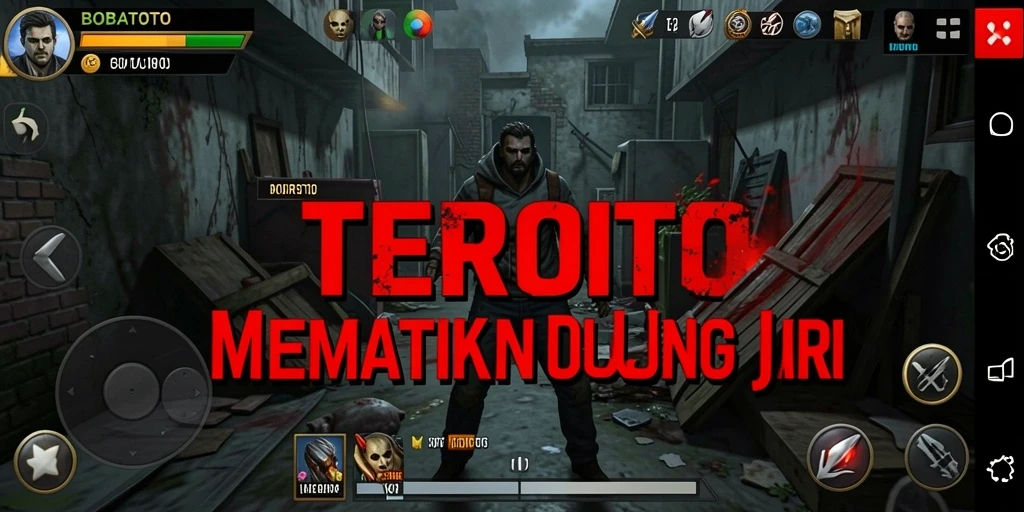 Screenshot menampilkan atmosfer menegangkan dalam BOBATOTO.