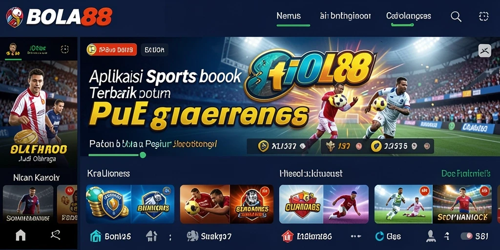 Tampilan BOLA88 menampilkan antarmuka taruhan yang menarik.