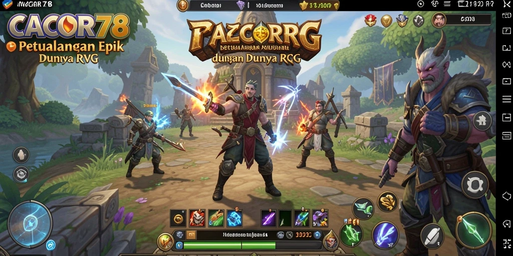 Gameplay epik CACOR78 dengan pertarungan dan eksplorasi luar biasa.