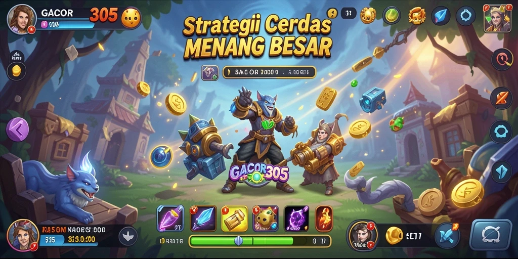 Screenshot GACOR305 menampilkan aksi strategi yang mendebarkan dan kompetitif.