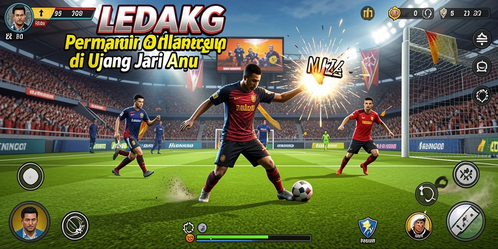 Tampilan seru dari gameplay <strong>LEDAKGG</strong> yang mendebarkan dan penuh aksi.