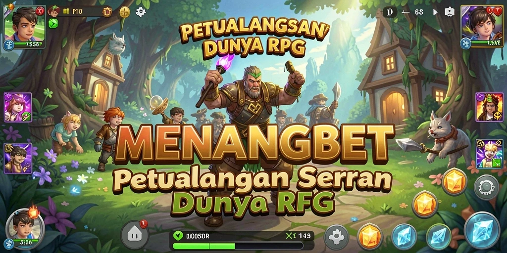 Tampilan menakjubkan dari gameplay RPG MENANGBET yang penuh aksi.
