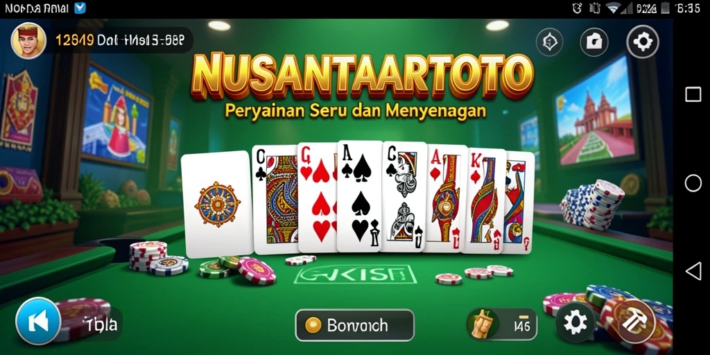 Screenshot gameplay NUSANTARATOTO yang seru dan mendebarkan.