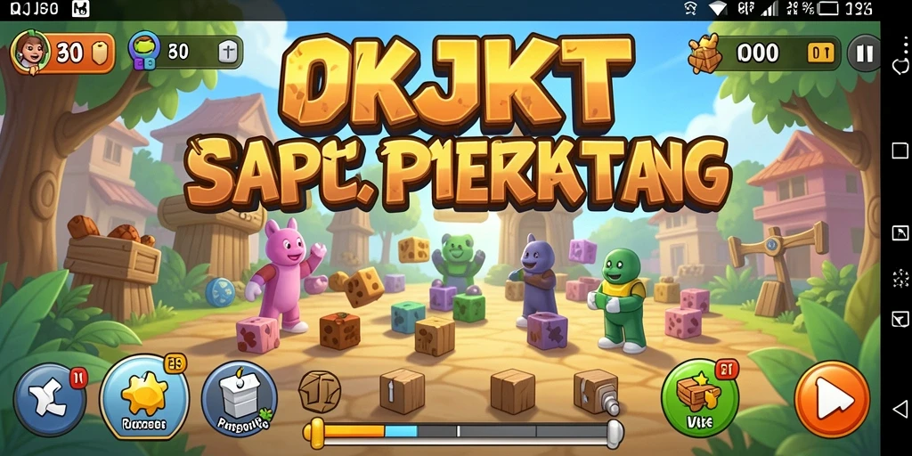 Gameplay menantang dari OKJKT dengan puzzle yang menarik.
