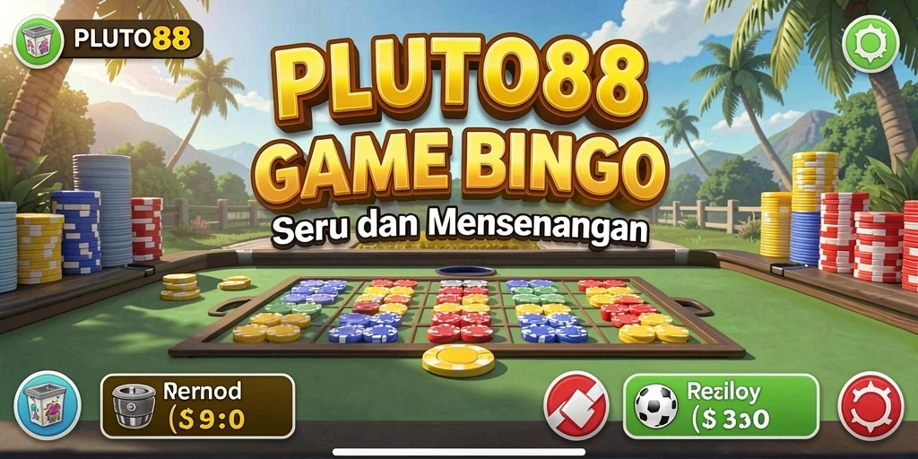 Tampilan menarik dari gameplay PLUTO88 Bingo.