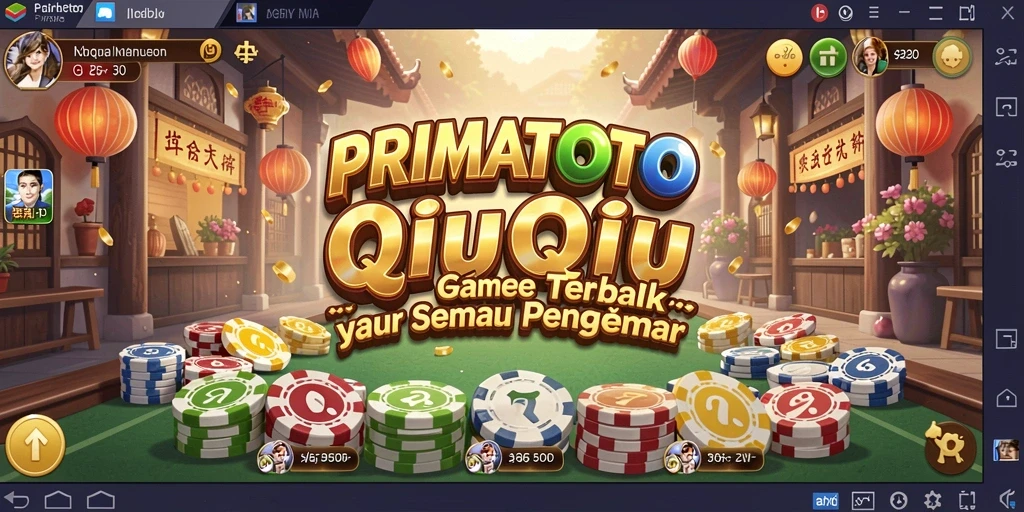 Tampilan seru saat bermain QiuQiu di PRIMATOTO.