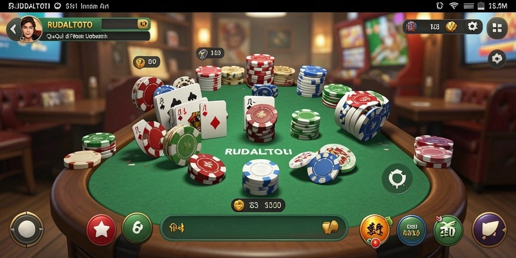 Tampilan gameplay QiuQiu yang menarik di RUDALTOTO.