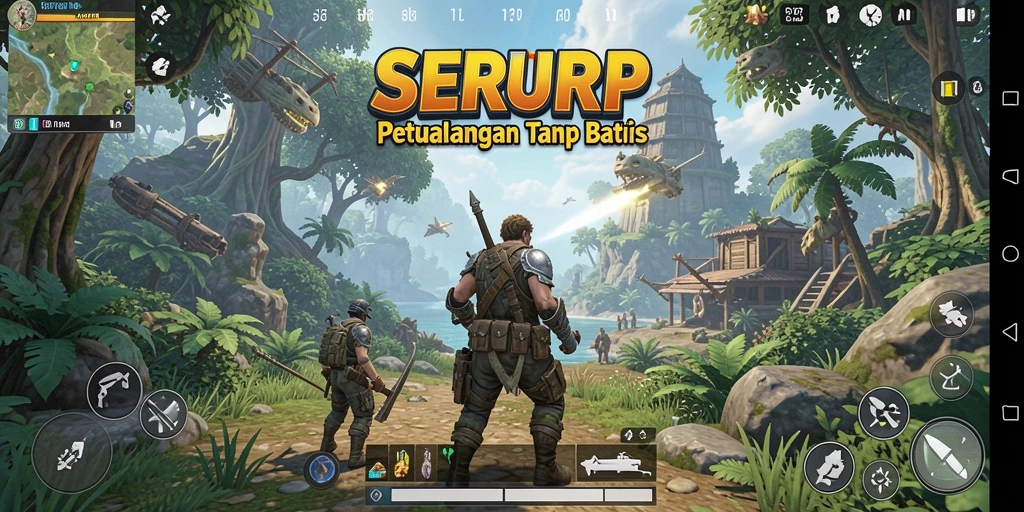 Gameplay seru dan dunia yang luas di SERURP.