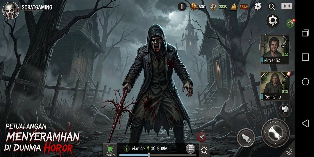 Tampilan gameplay yang mencekam dan misterius dalam SOBATGAMING.