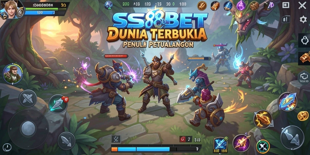 Screenshot gameplay SS88BET menampilkan eksplorasi dunia yang menakjubkan.