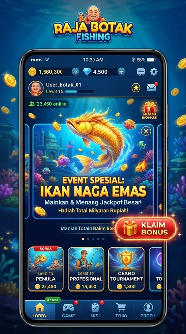 Proses pengunduhan aplikasi di rajabotak yang cepat dan mudah.